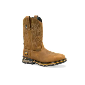 AG BOSS PULL-ON WATERPROOF ALLOY TOE BOOT - 214-Brown | Timberland PRO TB01001A