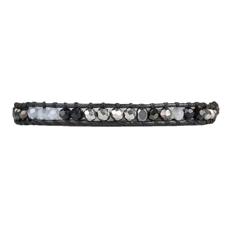 Alani - Adjustable Crystal Single Wrap Bracelet