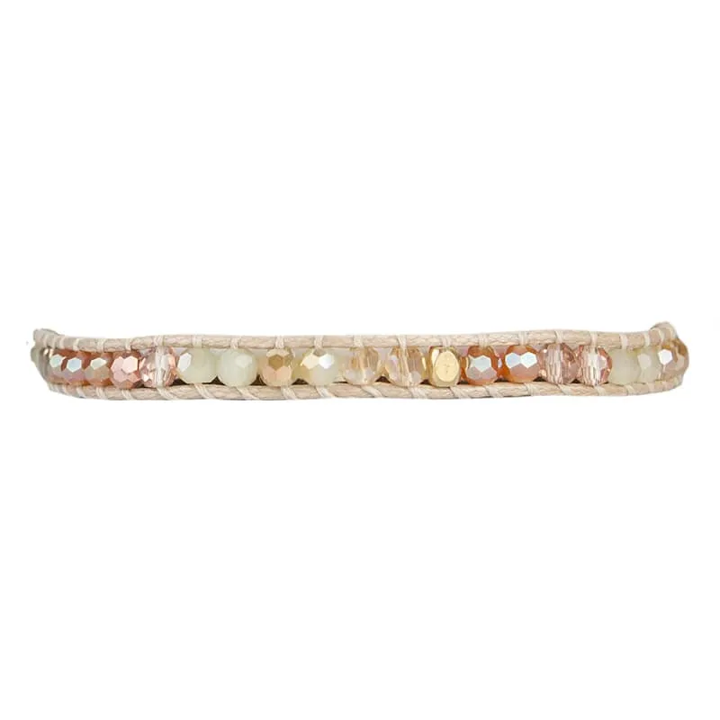 Alani - Adjustable Crystal Single Wrap Bracelet
