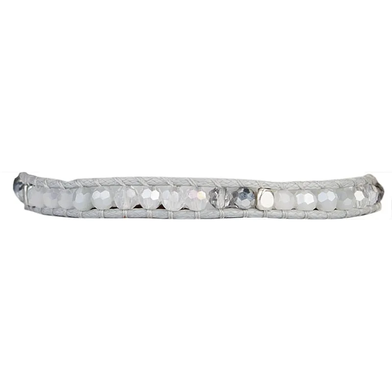 Alani - Adjustable Crystal Single Wrap Bracelet