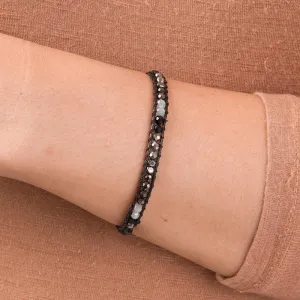Alani - Adjustable Crystal Single Wrap Bracelet