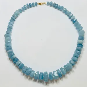aquamarine statement necklace