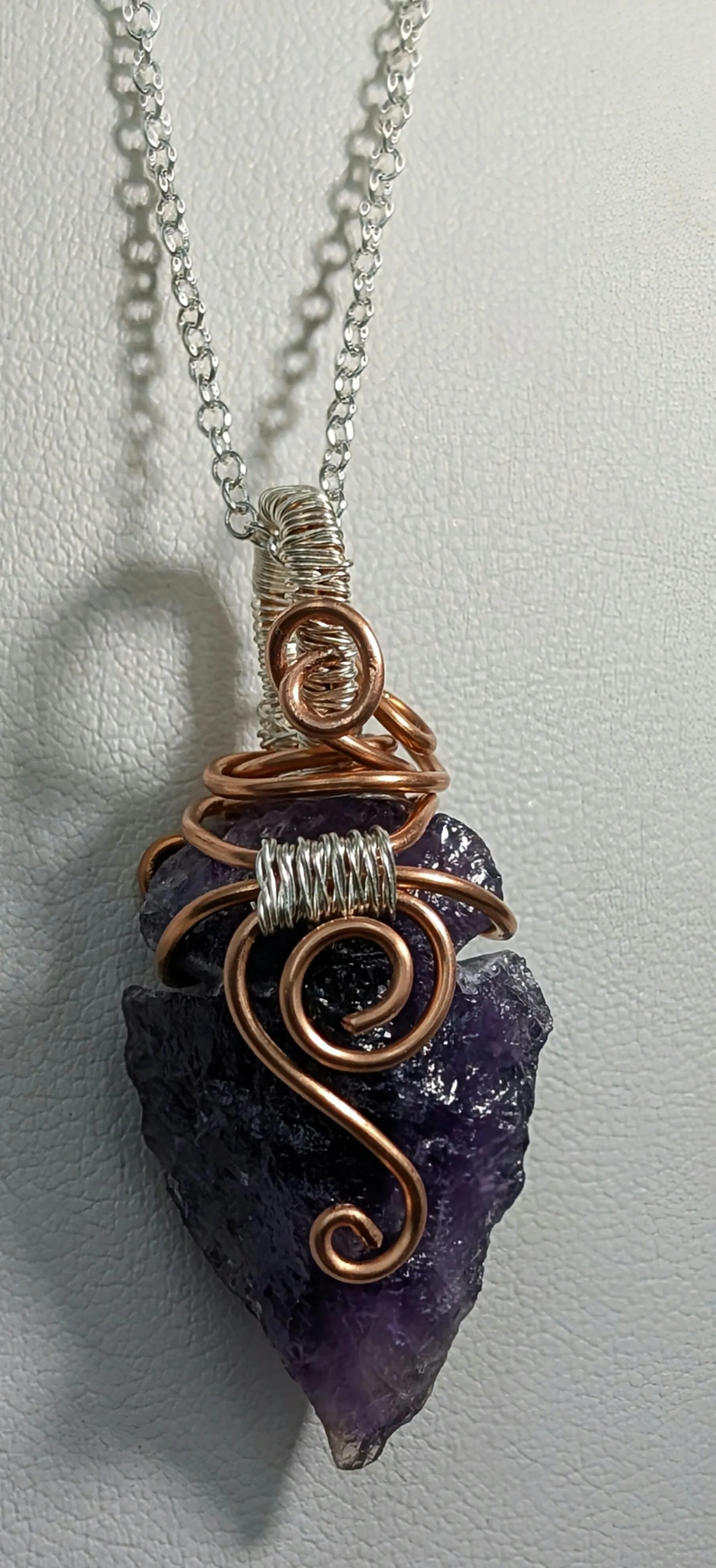 Arrowhead - Amethyst - Necklace