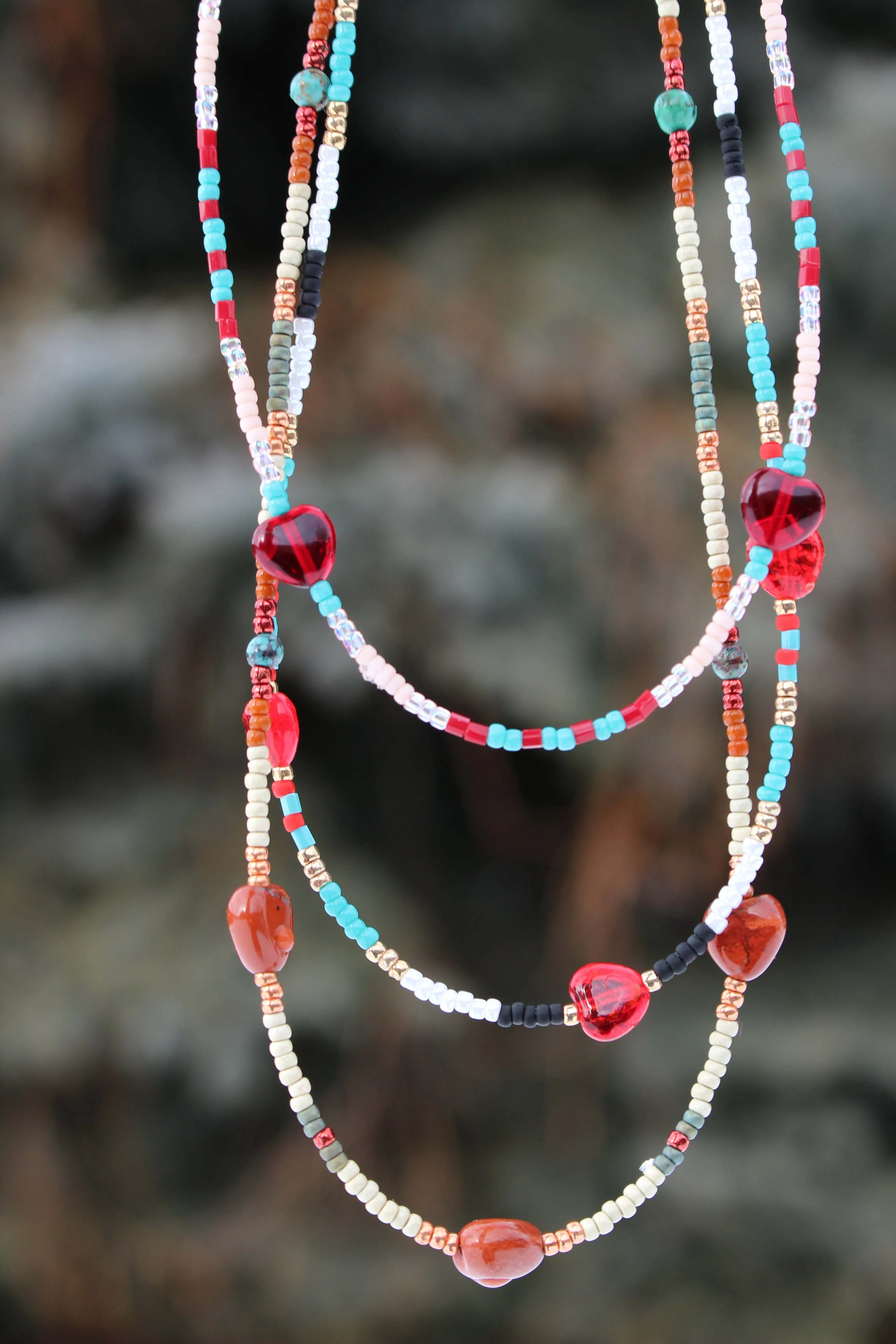 Be Mine Beaded Necklace