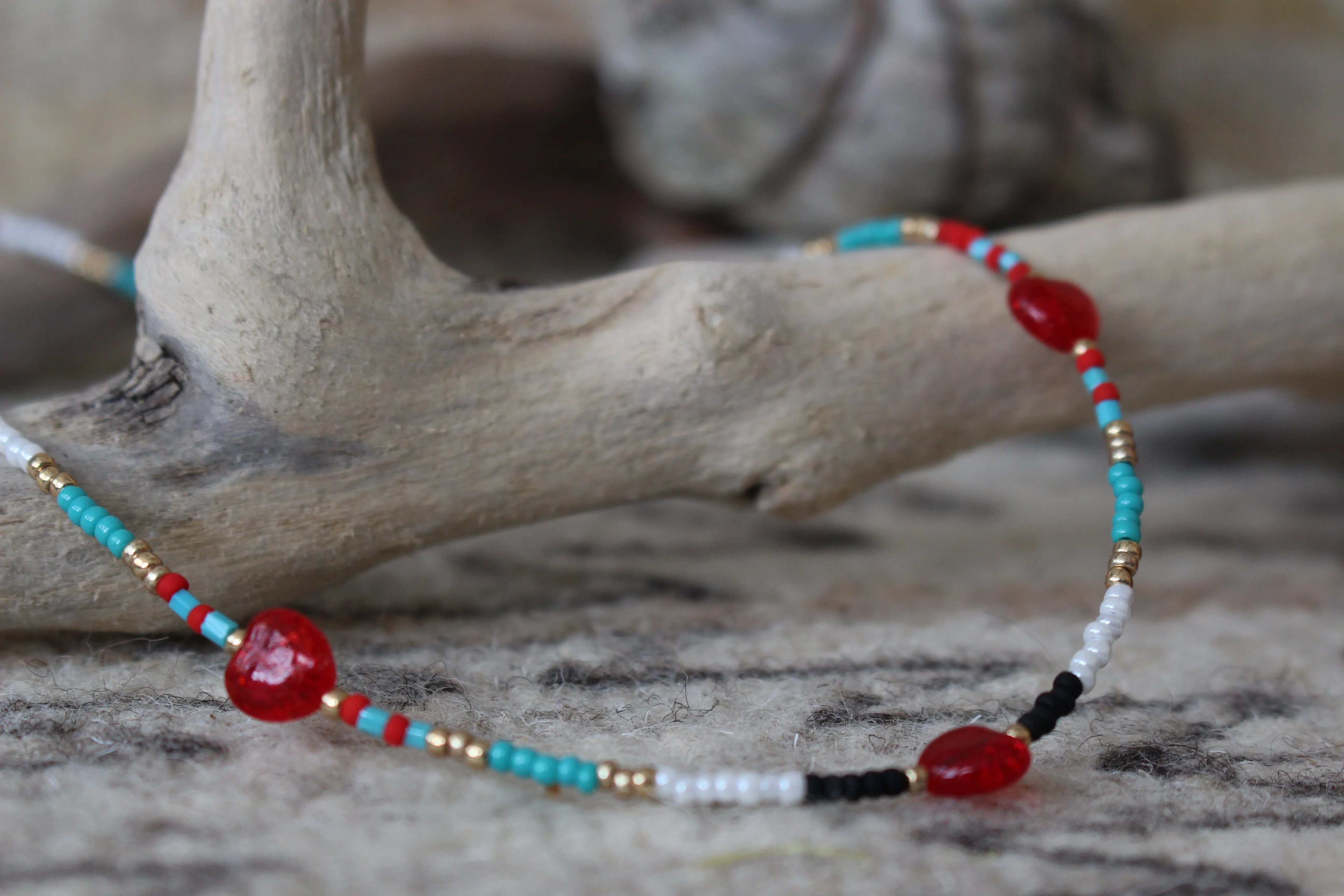 Be Mine Beaded Necklace