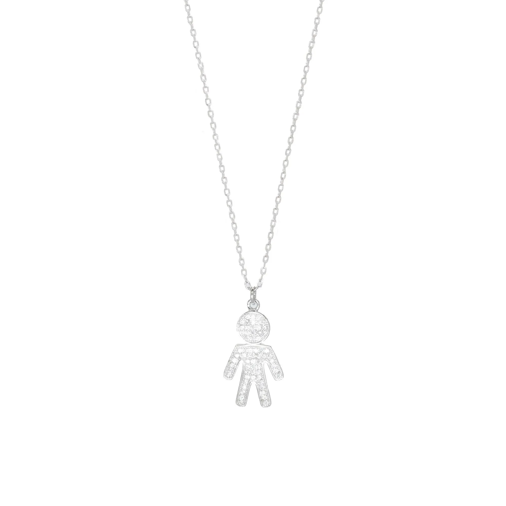 Boy Pendant Necklace