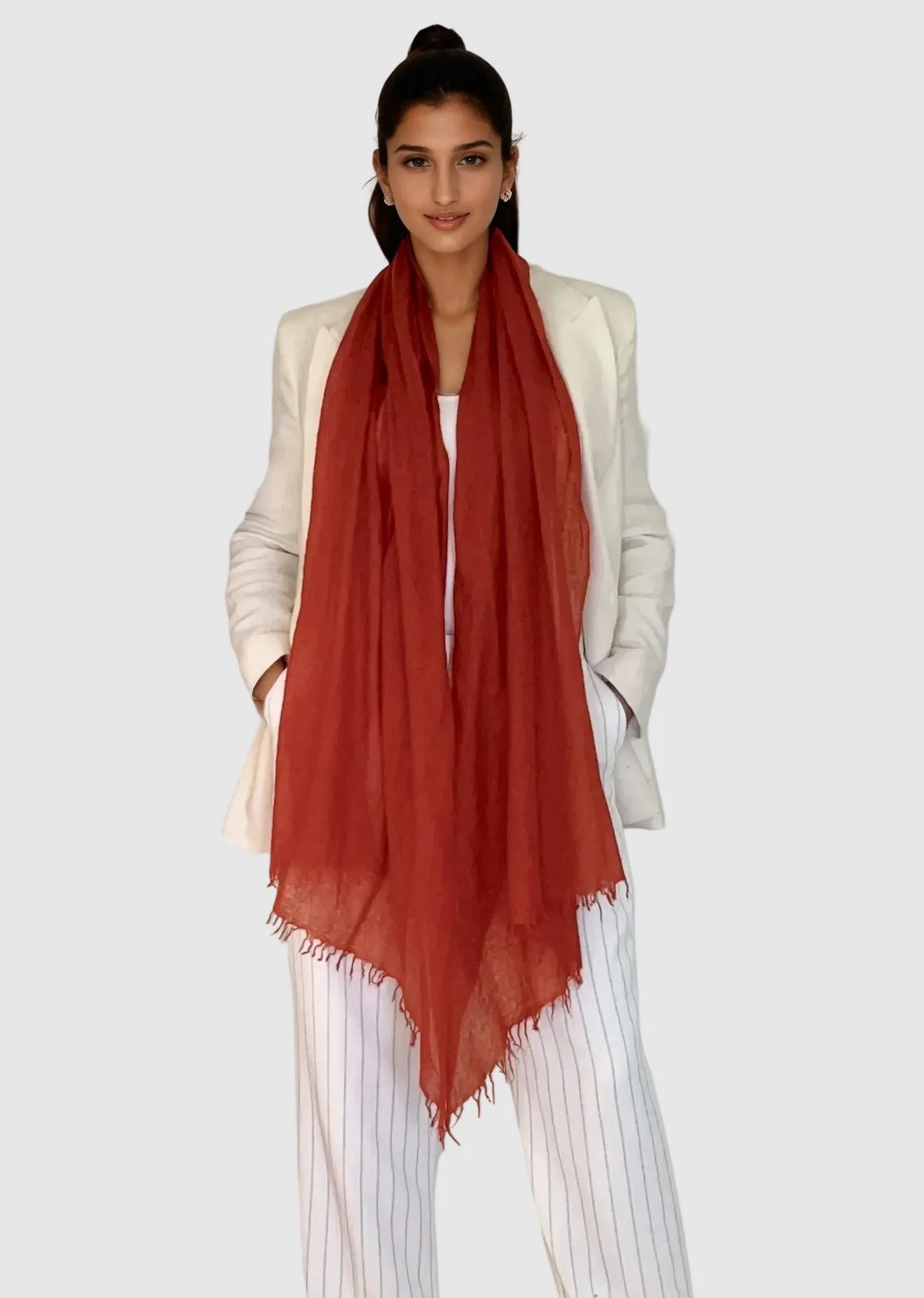 Copper Cashmere Scarf