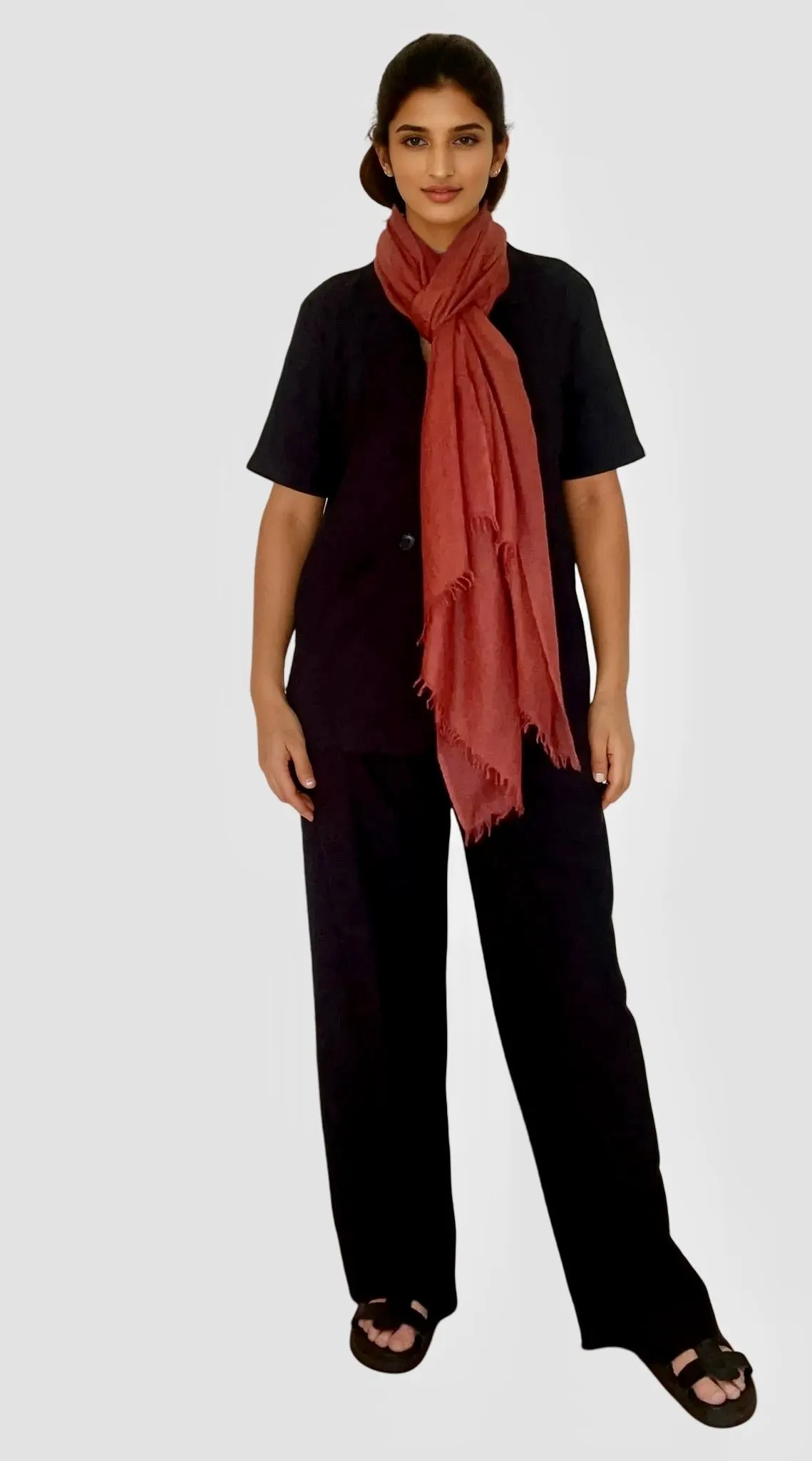 Copper Cashmere Scarf