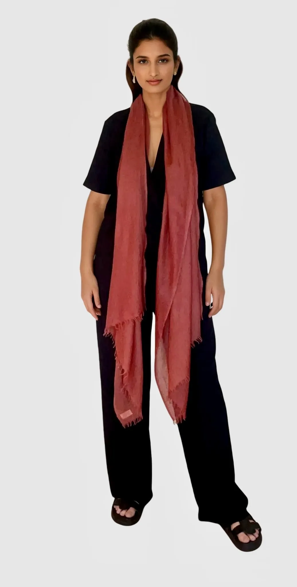 Copper Cashmere Scarf