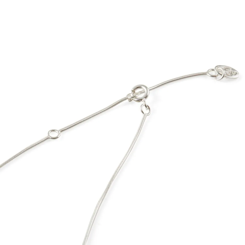 February Birthstone Charm Necklace - Amethyst