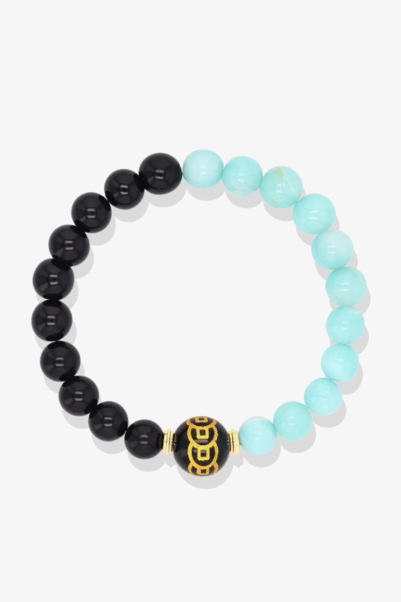 Green Garnet and Citrine Money Coin Bracelet - Attract Abundance