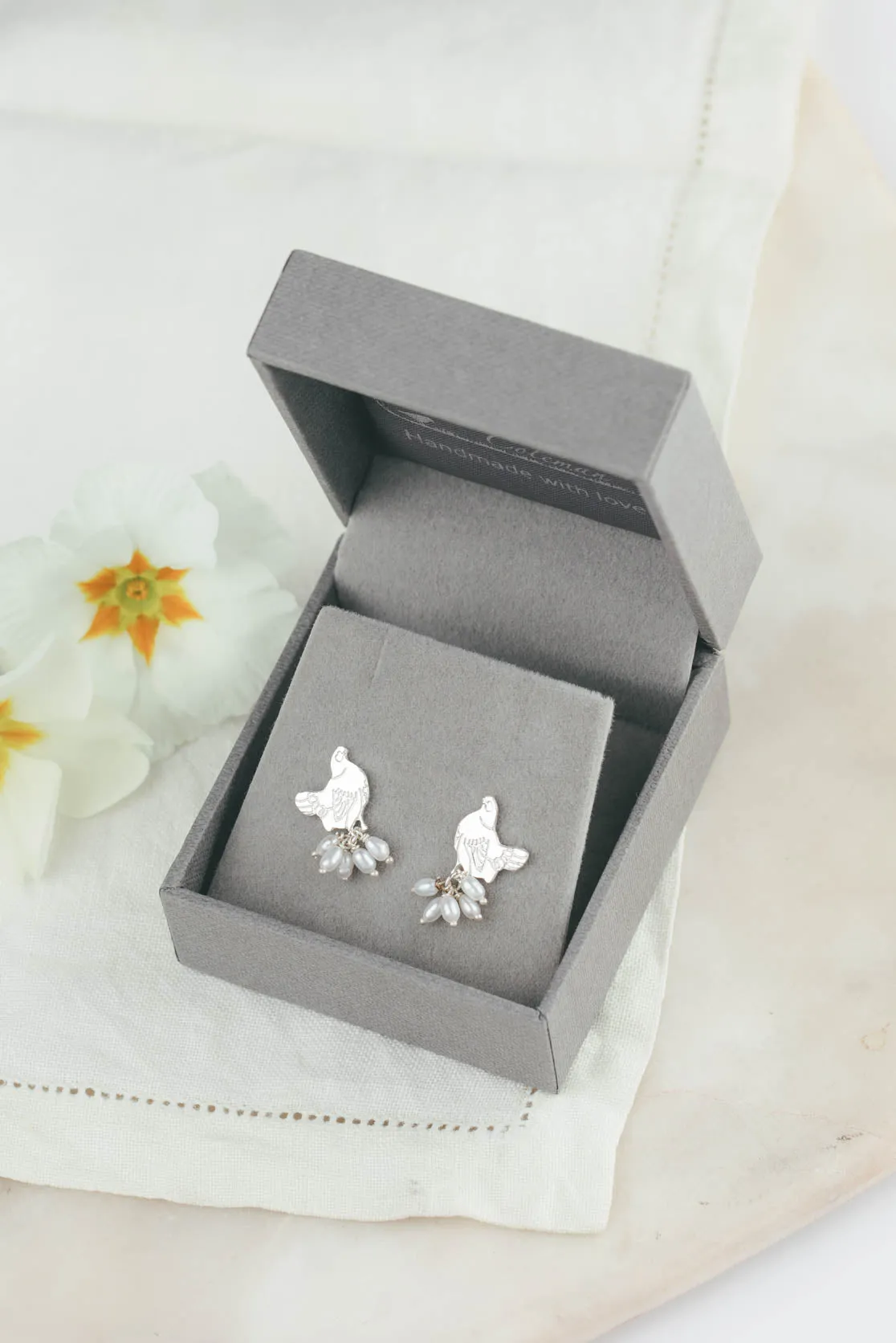 Handmade Spring Chicken | Mother Hen Stud Earrings