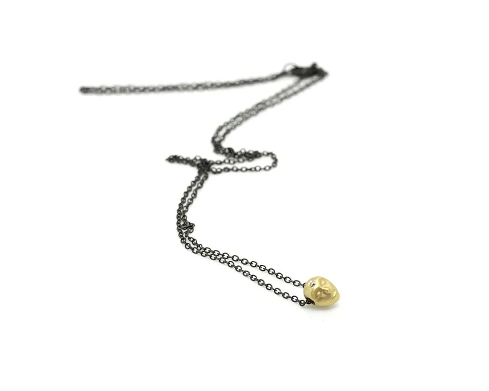 Little Grey Lady Cameo Necklace