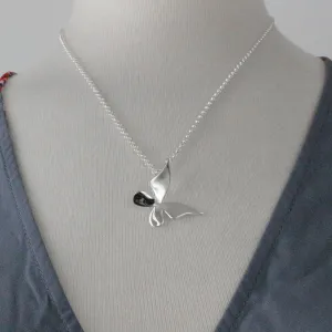 Moíneir - Queen Butterfly Silver Pendant