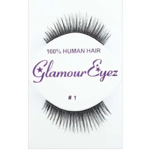 Natural Looking Black Lashes - #1