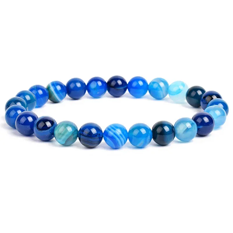 Natural Stone Beads Amethysts Crystal Quartz  Bracelets