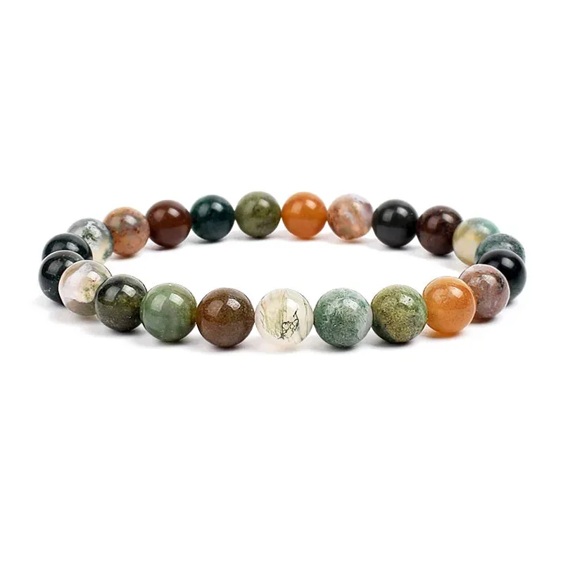 Natural Stone Beads Amethysts Crystal Quartz  Bracelets