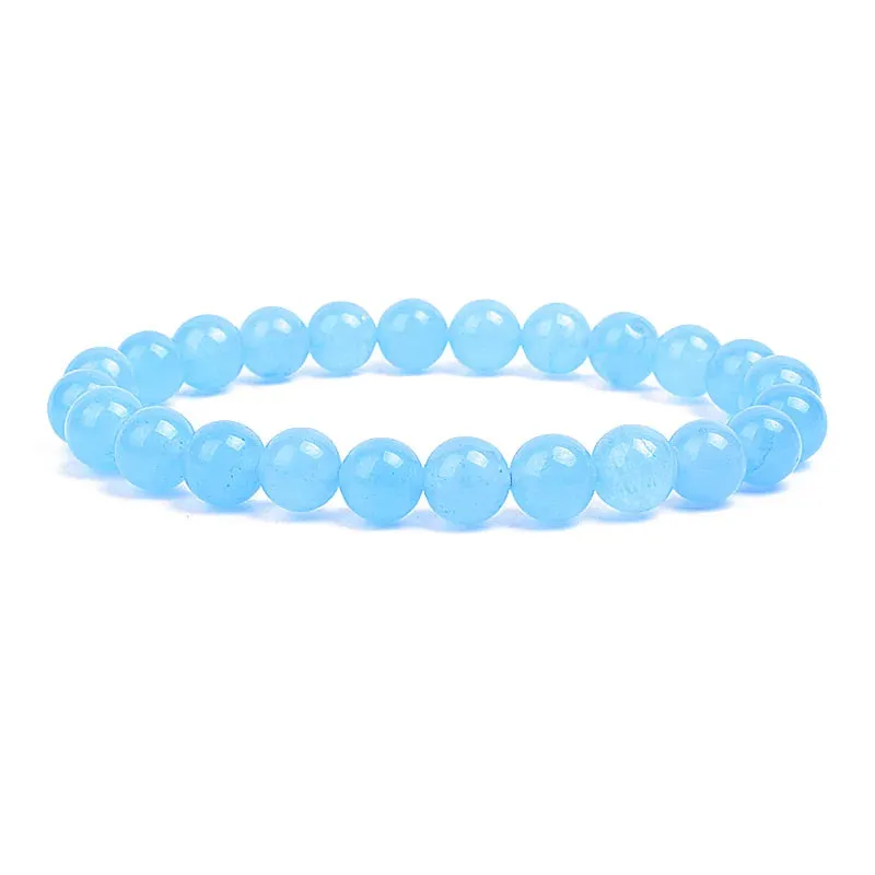 Natural Stone Beads Amethysts Crystal Quartz  Bracelets