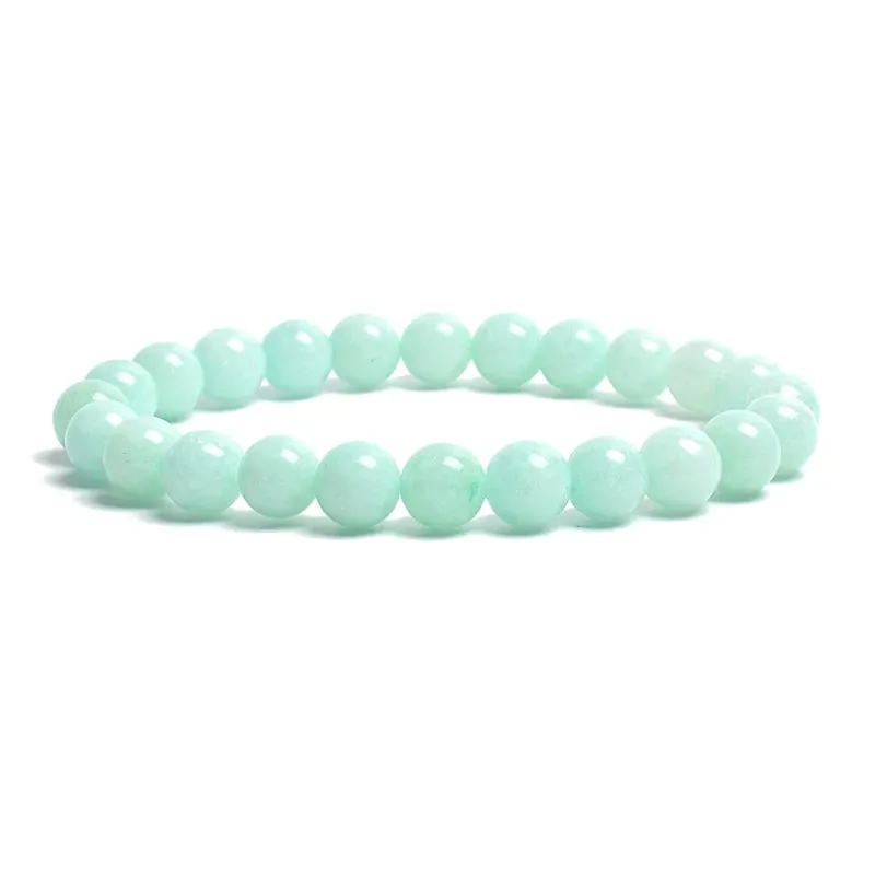 Natural Stone Beads Amethysts Crystal Quartz  Bracelets
