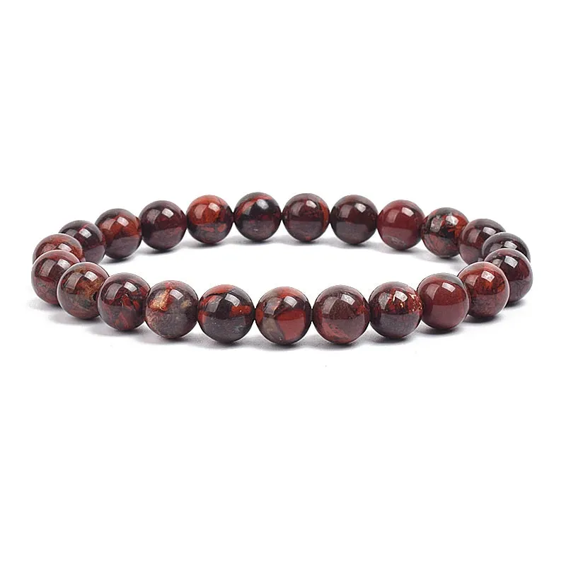 Natural Stone Beads Amethysts Crystal Quartz  Bracelets