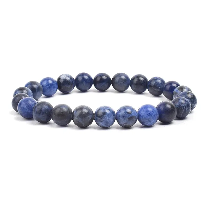 Natural Stone Beads Amethysts Crystal Quartz  Bracelets