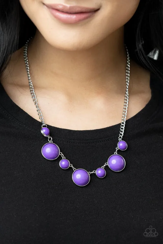 Paparazzi Necklace ~ Prismatically POP-tastic - Purple