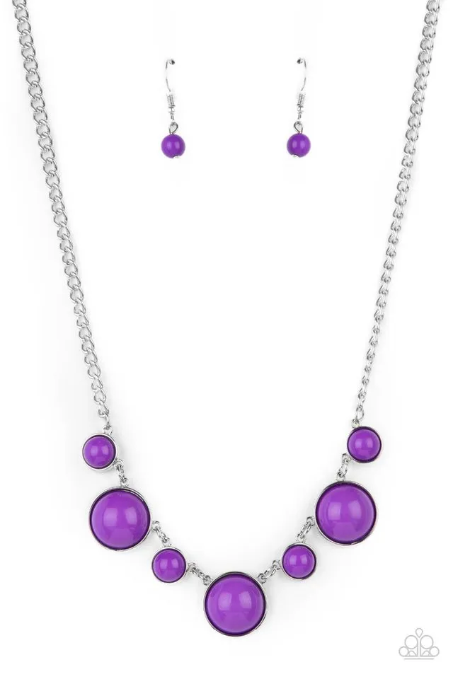 Paparazzi Necklace ~ Prismatically POP-tastic - Purple