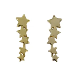 Shooting Star Sterling Silver Stud Earring