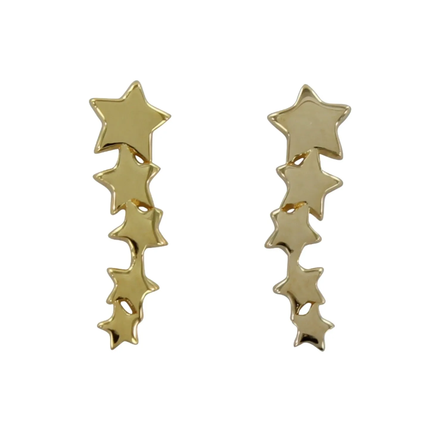 Shooting Star Sterling Silver Stud Earring