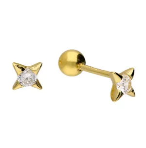 Star Cartilage Stud in Gold