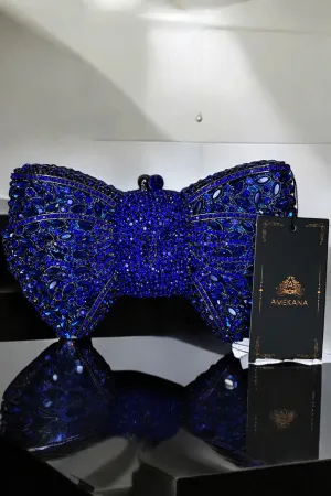 Tannis Blue Clutch