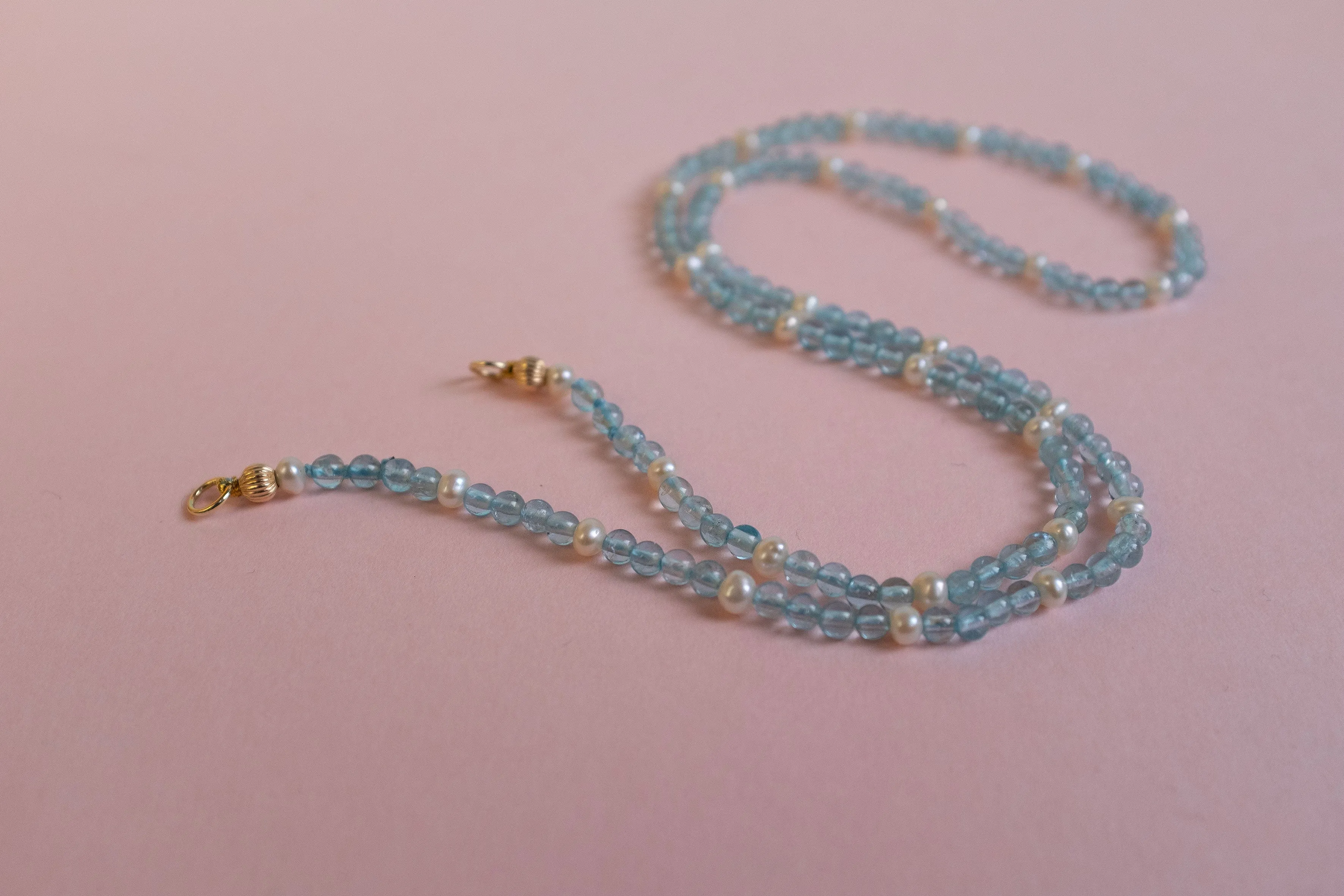 Topaz Pearl Necklace