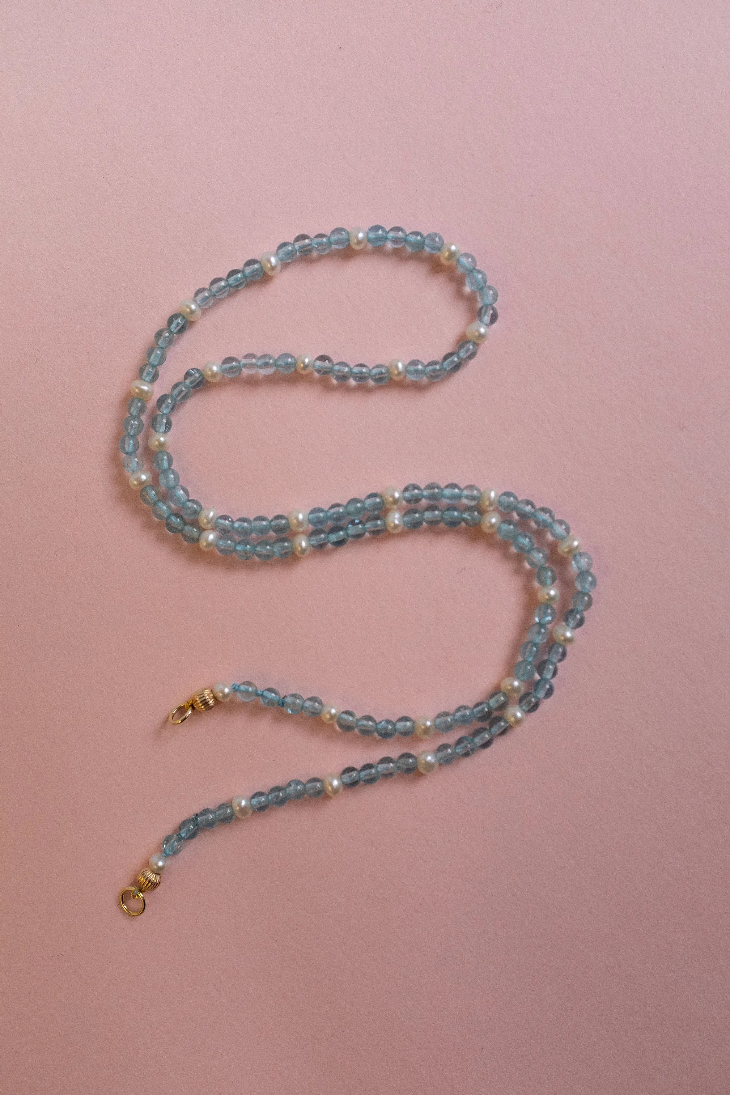 Topaz Pearl Necklace