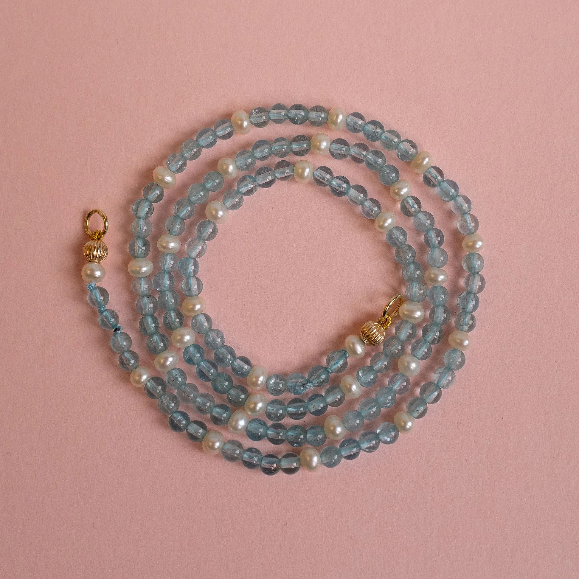 Topaz Pearl Necklace